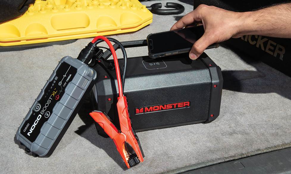 Power bank and jump starter.
