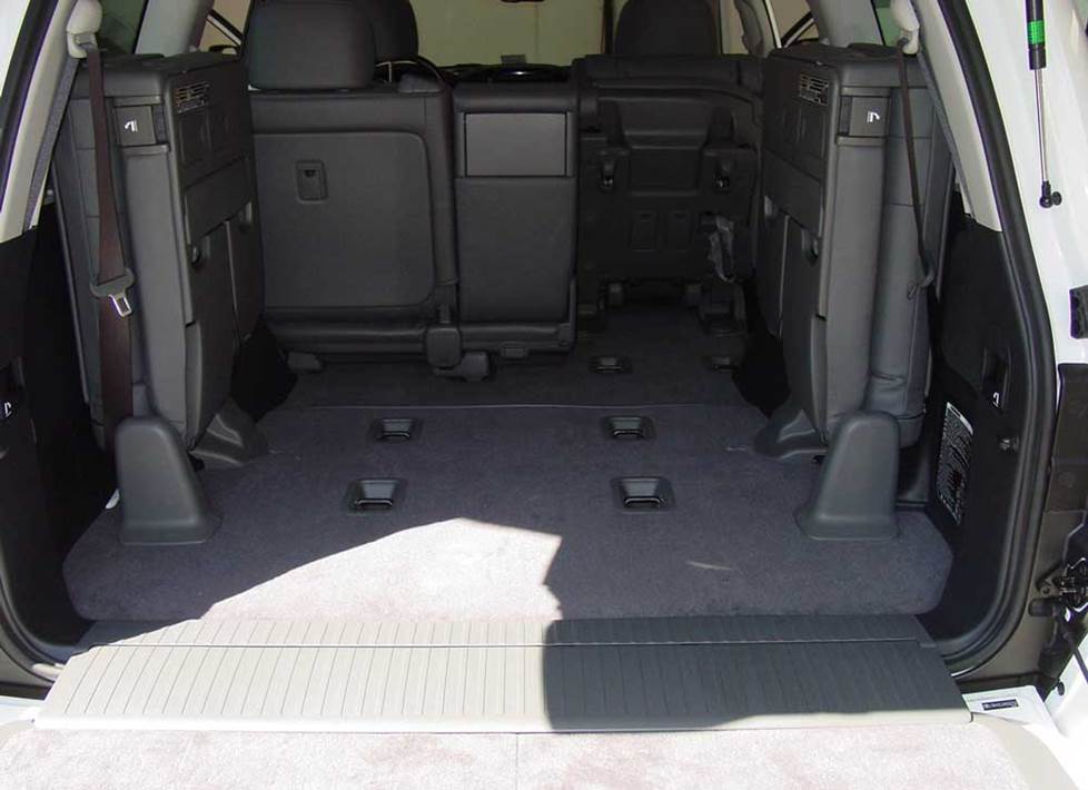 Toyota Land Cruiser cargo area
