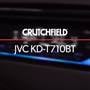 JVC KD-T710BT Crutchfield: JVC KD-T710BT display and controls demo