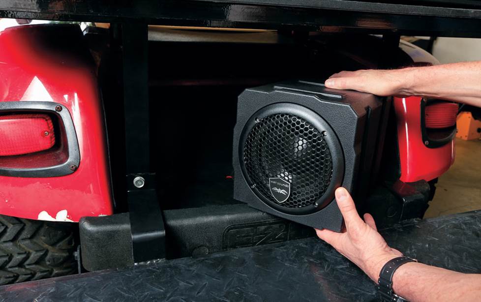 Golf hotsell cart subwoofer