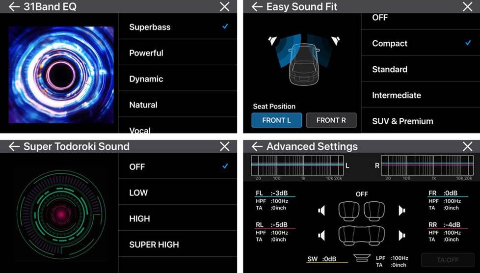 More advanced settings group