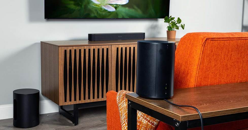 Sonos Beam and Era 100 surround sound system