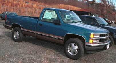 1995-1999 Chevrolet and GMC pickups (Standard, Crew, and Extended cabs)