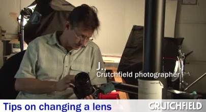 Video: Tips for changing an SLR lens