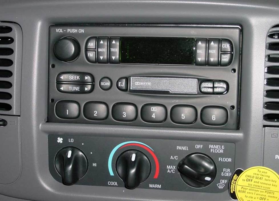 ford f-150 radio