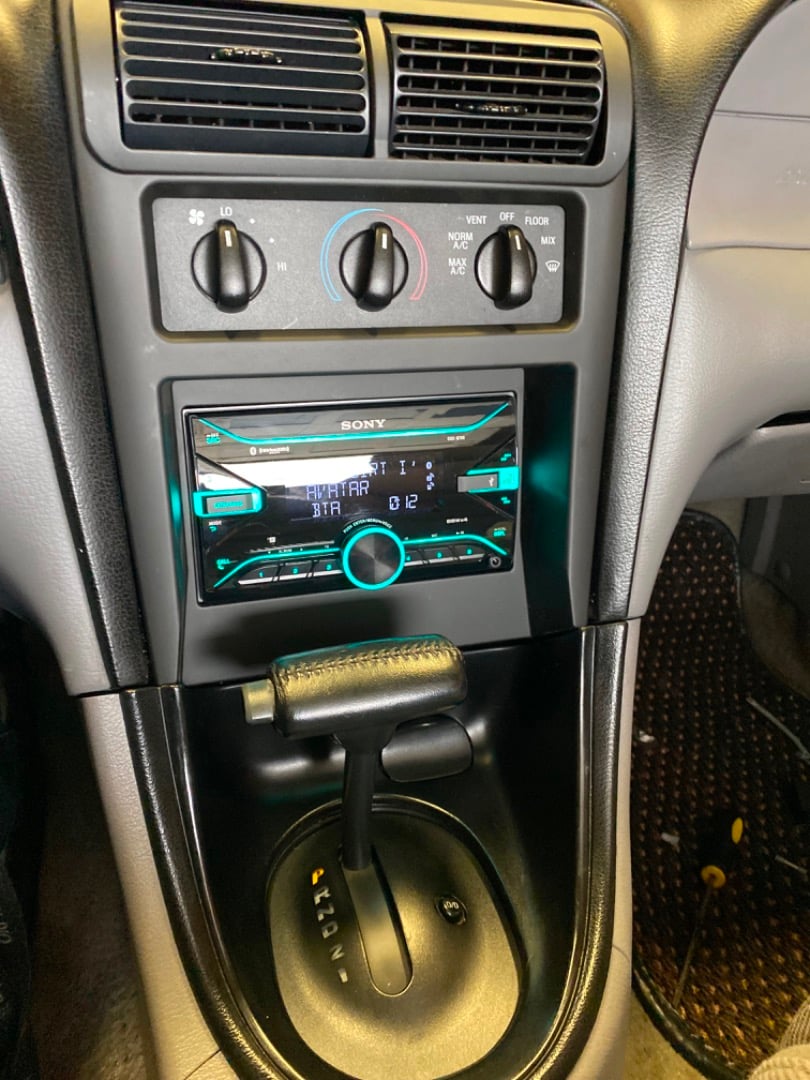 HECASA Replacement Dash Panel BAP10115 Double DIN Dash Kit For 1994-2002 Ford Mustang – Radio Bezel Installation Panel #95-5703B Ford Mustang Dash Kit - Foto 9