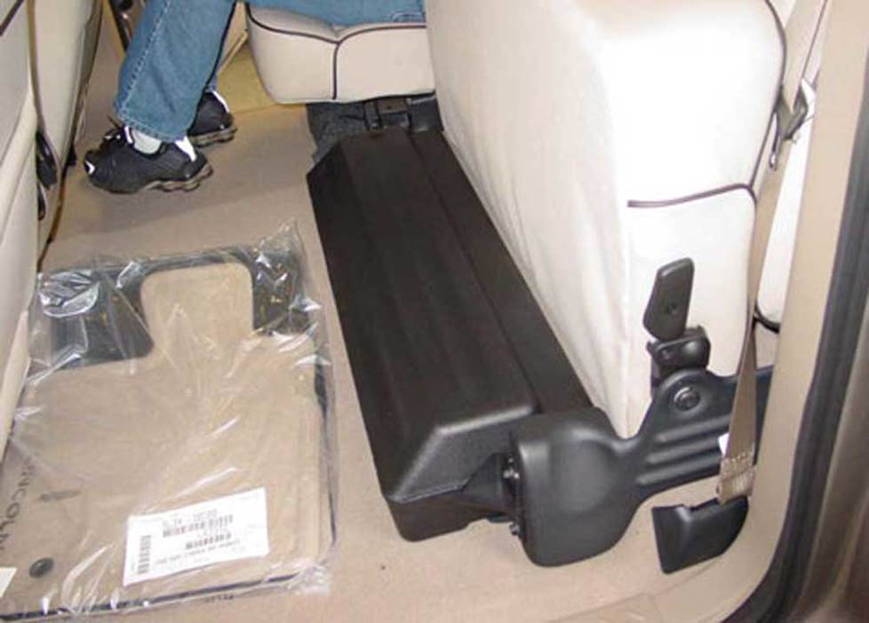 Ford F150 factory subwoofer under rear seat