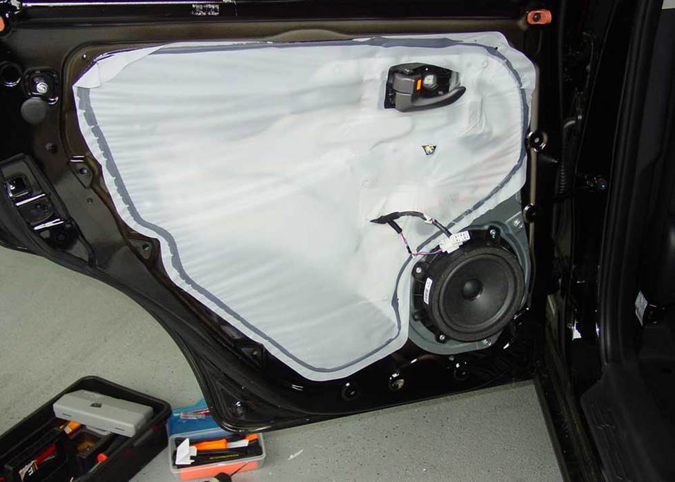 kia soul rear door with panel removed