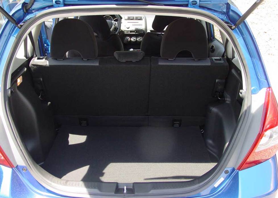honda fit cargo area subwoofer