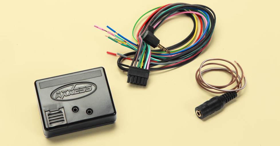 image of the Axxess ASWC-1 plugging into the module of a 2014 Chevy Cruze