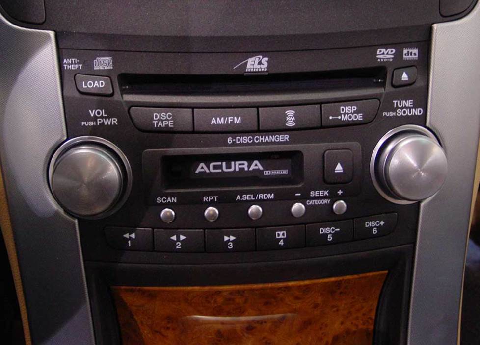 Acura TL factory radio