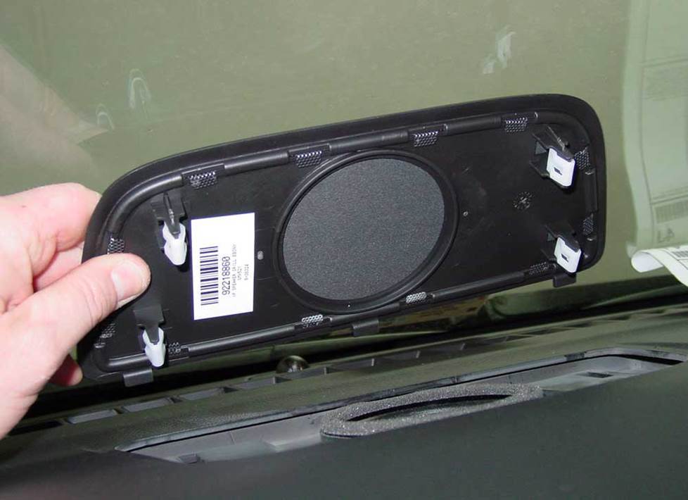 chevy camaro dash speaker