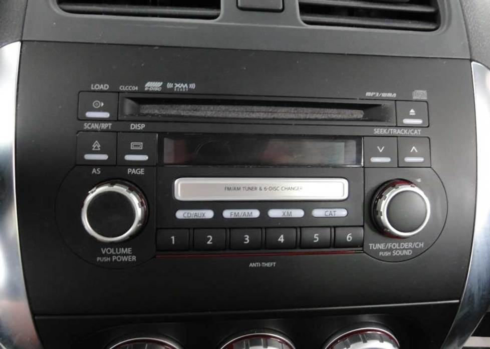 Suzuki SX4 radio