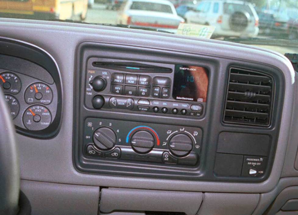 Chevy Silverado radio
