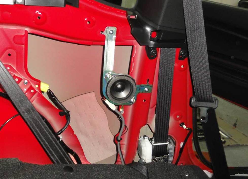 Scion FR-S rear side speaker