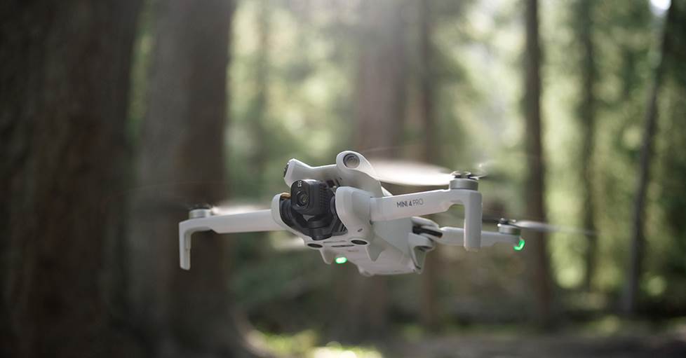DJI Mini 4 Pro aerial quadcopter with 4K camera