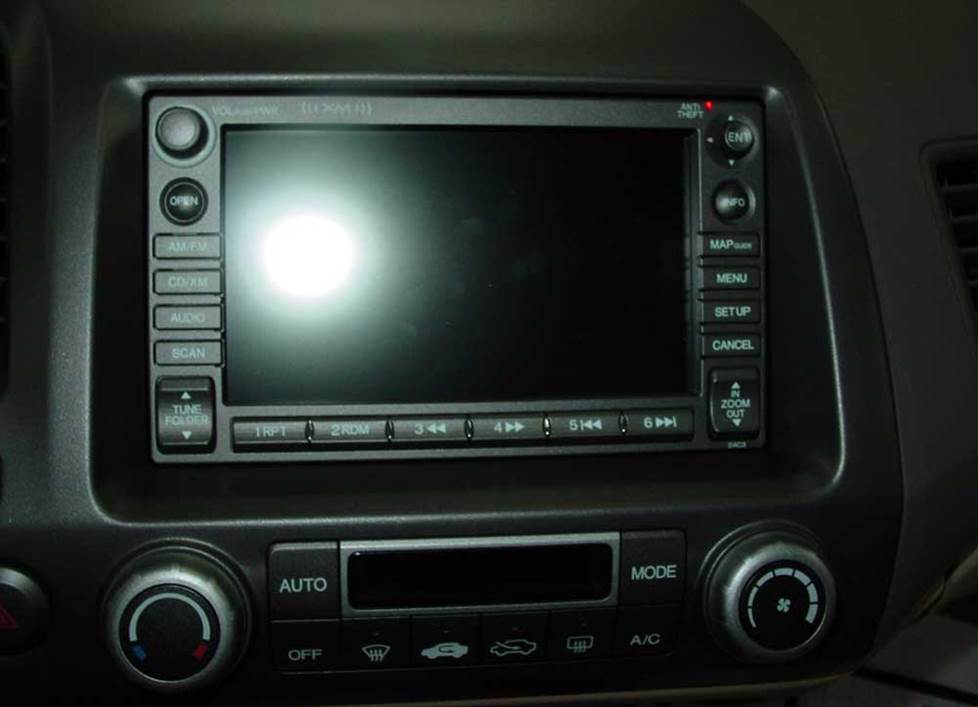 Honda Civic navigation system