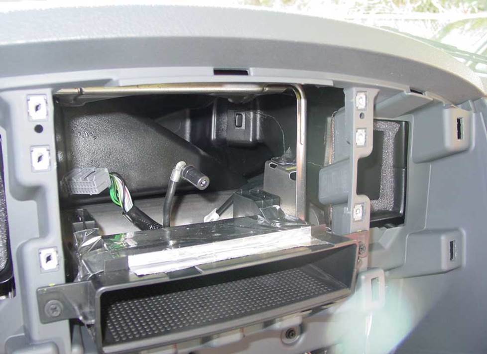 dodge ram radio cavity