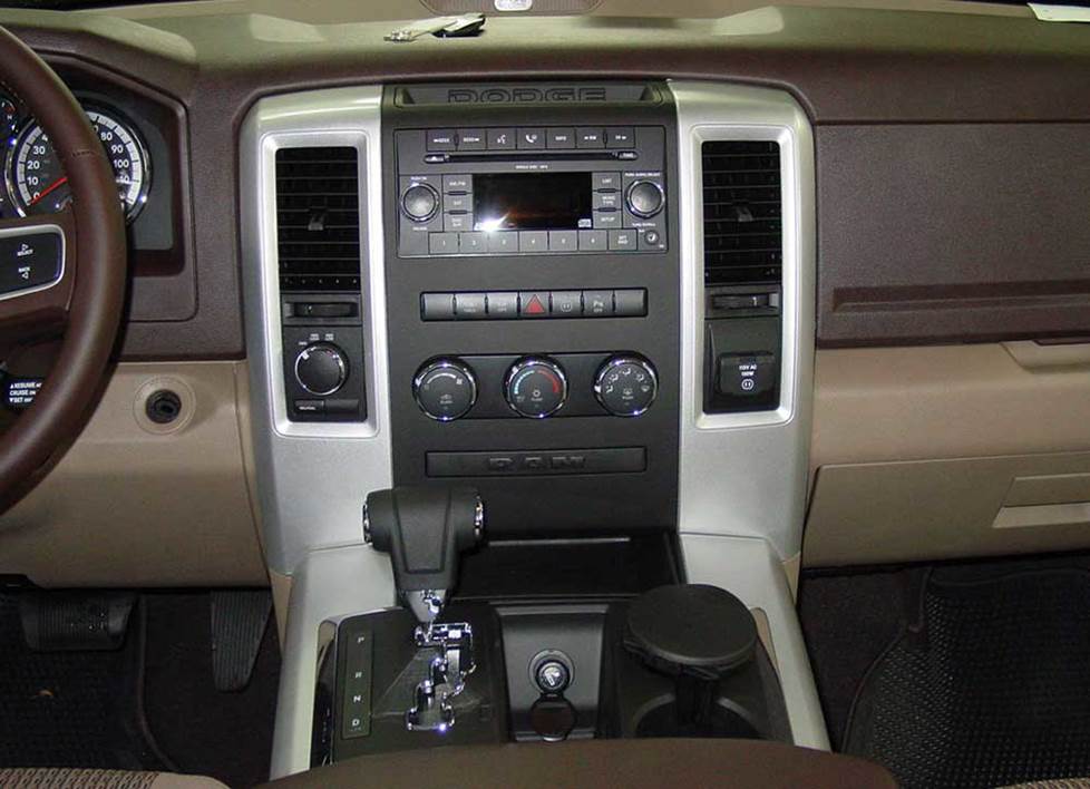 dodge ram radio console