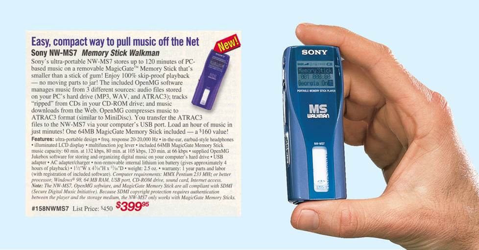 Sony personal audio through the years