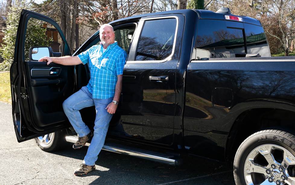 Brad and his truck