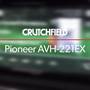 Pioneer AVH-221EX Crutchfield: Pioneer AVH-221EX display and controls demo