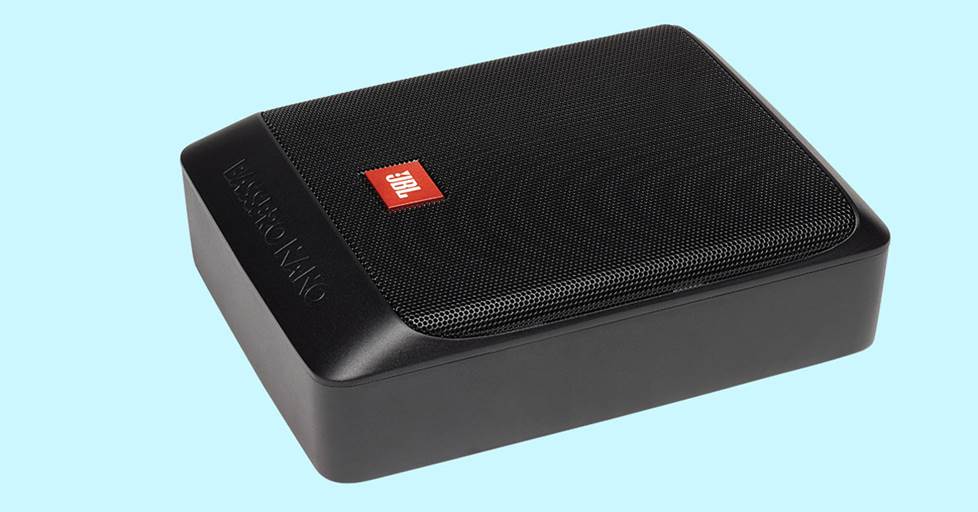JBL BassPro Nano Compact powered subwoofer with 6"x8" sub and 100-watt amp