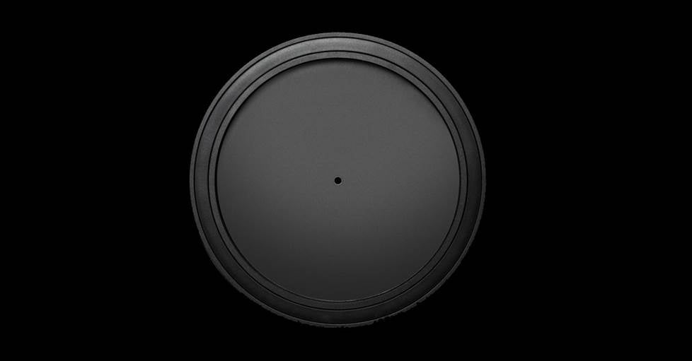 Platter with damping