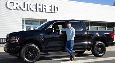 A 2024 Ford F-150 gets a Crutchfield audio upgrade