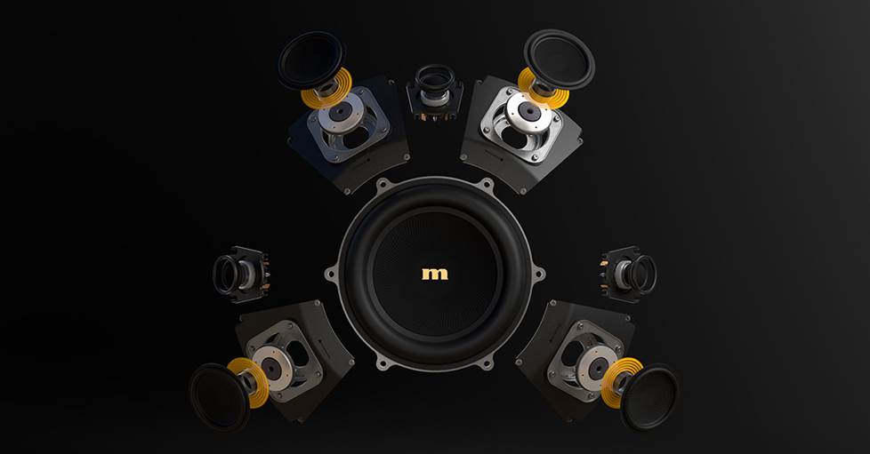 Marantz Grand Horizon exploded view of drivers