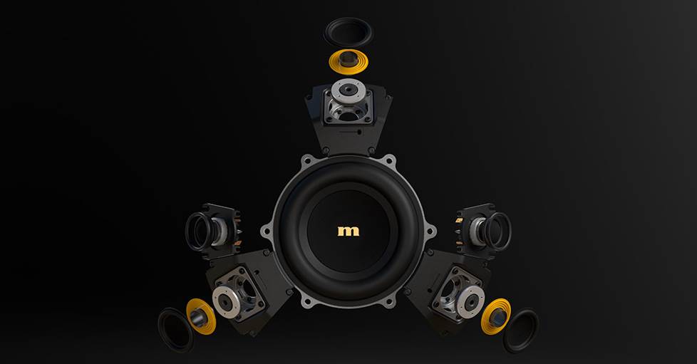 Marantz Horizon exploded view of drivers