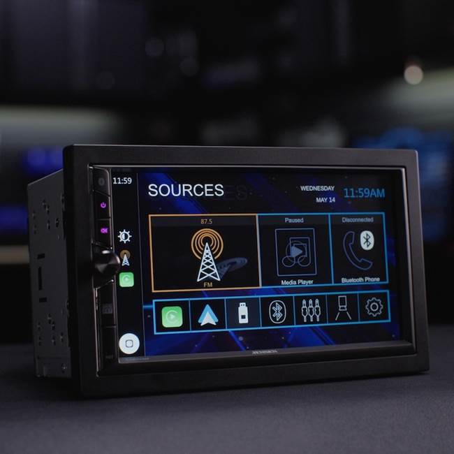 Jensen CAR723W-BC Digital multimedia receiver with backup camera