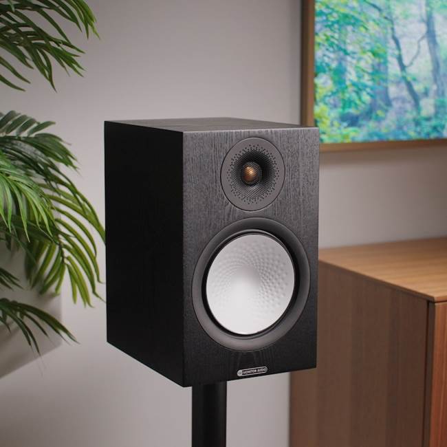Monitor Audio Silver 100 7G (Black Oak) Bookshelf speakers (Black
