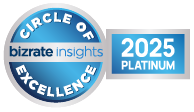 Bizrate Insights Circle of Excellence 2023 Platinum Award