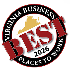 Named one of the Best Places to Work in Virginia by Virginia Business magazine (2015, 2018, 2019, 2023, 2024, 2025, 2026).