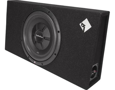 Rockford Fosgate Punch P3S-1X10 Sealed truck-style enclosure with