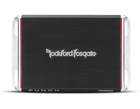 Rockford Fosgate Punch PBR400X4D Compact 4-channel car amplifier
