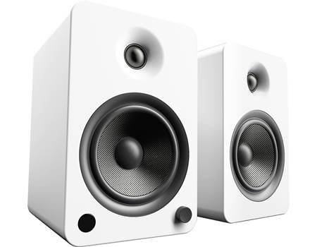 Kanto YU6 (Matte White) Powered stereo speakers with Bluetooth