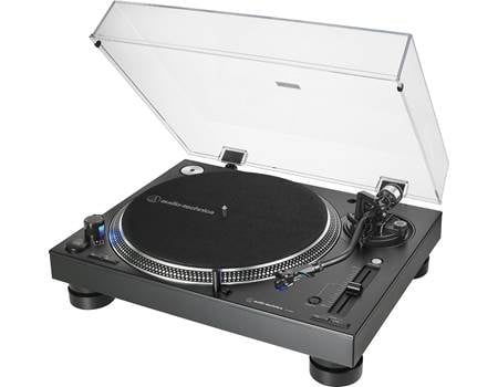 Audio-Technica LP-140XP Manual direct-drive turntable at