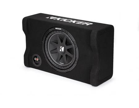 Kicker 48CDF104 Comp Series sealed down-firing enclosure with 10
