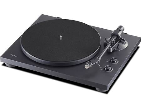 TEAC TN-280BT-A3 (Black) Manual belt-drive turntable with built-in