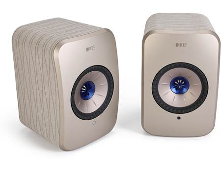 KEF LSX II (Soundwave Edition, Fabric) Powered speakers with Wi-Fi