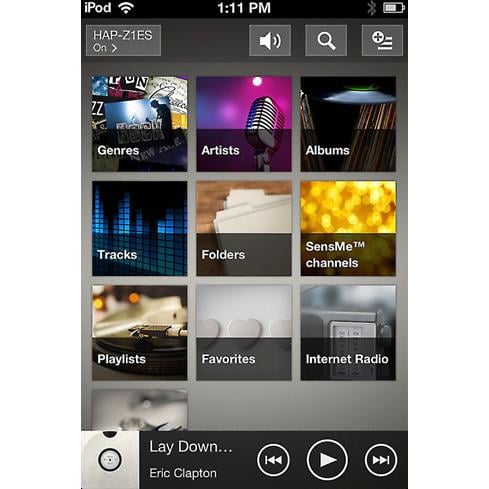 Sony's HDD Audio remote app for Apple and Android