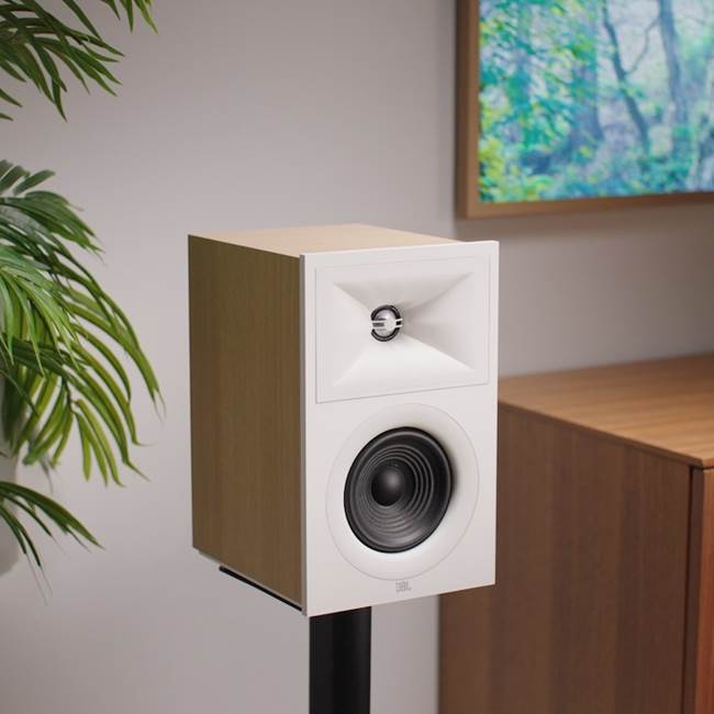 JBL Stage 250B (Latte) Bookshelf speakers (Latte) at Crutchfield