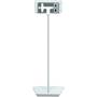 Flexson Floor Stand White - back view (Sonos PLAY:3 not included)