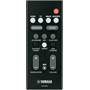 Yamaha YAS-108 Remote control offers Bass Extension button and independent subwoofer volume control