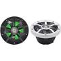 Clarion CM1623RL black and silver grilles included