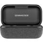 Sennheiser Momentum True Wireless 2 Included charging case banks 21 hours of power to recharge headphones