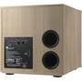 JBL Stage 220P Back view, angled left showing dual rear-firing ports