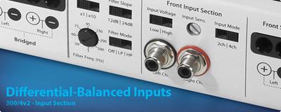 Differential inputs for low noise